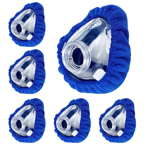 NATAKU 4Pack Medium CPAP Mask Liners Complitable for Resmed F20 Full Face Mask Cushions UltraSoft MicroFleece Reduces Air Leaks Pressure Marks Reusable Mask Covers Breathable for AllNight - Image 2