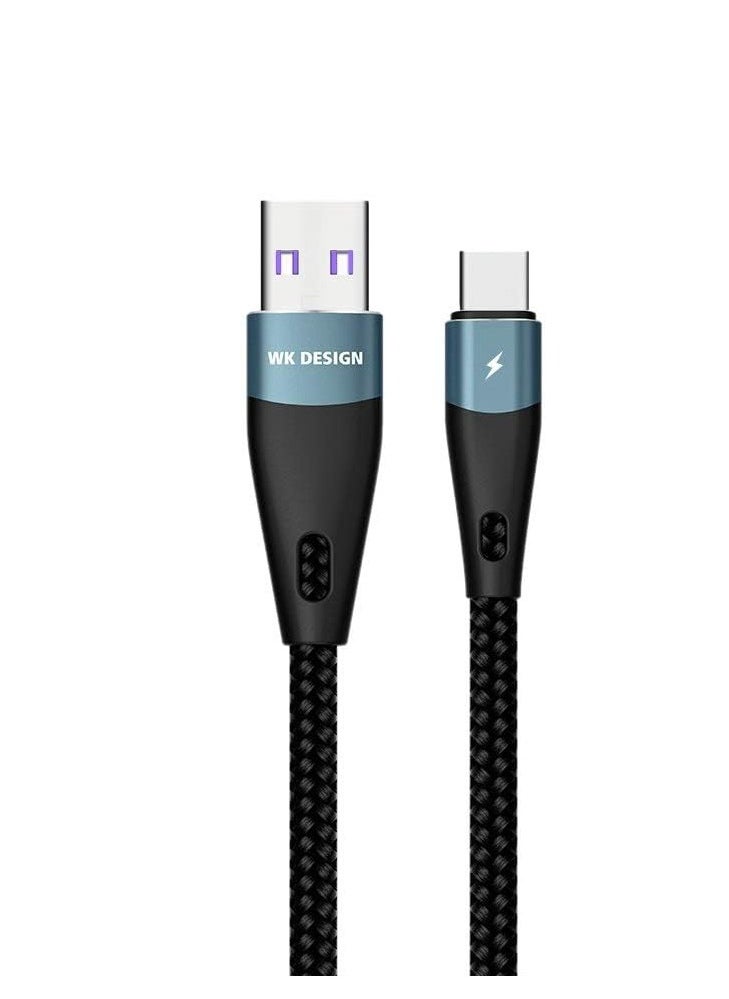 WK WK WDC-096 Type-C cable for charging and fast data transfer - black  - Image 2