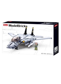 سلوبان مكعبات مقاتلة نفاثة من طراز F-14 توم كات 404 قطعة - M38-B0755  - Image 1