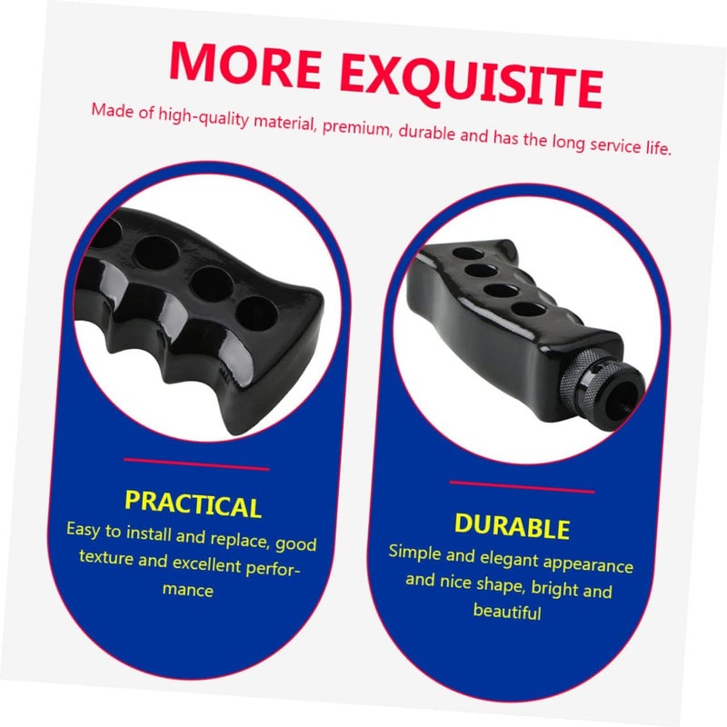 FAVOMOTO 1set Car Manual Gear Knob Handle Lever Lightweight Design Comfortable Grip for Manual Gear Series Elegant Appearance for Car Interior - Image 3