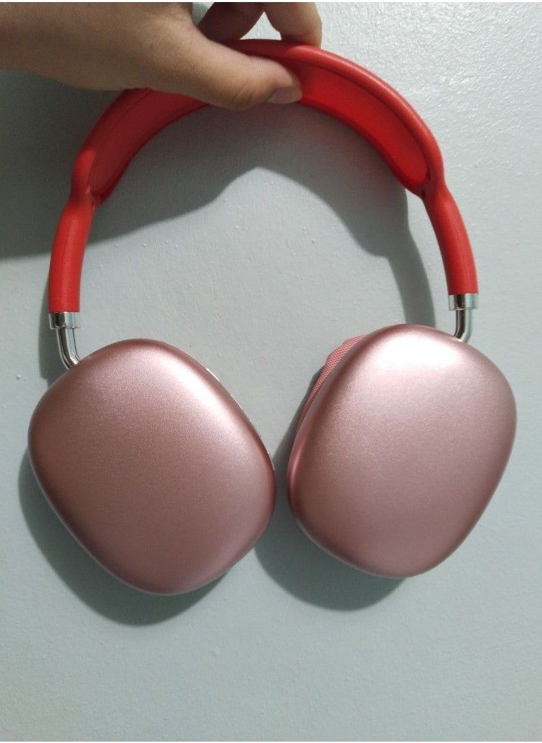 P9 - P9 Bluetooth & Wireless Over-Ear & Headphone with Mic Silicone Storage Bag, Portable Travel Anti-Scratch Carrying Case Compatible Max Anti-Dust Protective Cover (Red) Good Quality with 1year warranty. - Image 1