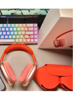 P9 P9 Bluetooth & Wireless Over-Ear & Headphone with Mic Silicone Storage Bag, Portable Travel Anti-Scratch Carrying Case Compatible Max Anti-Dust Protective Cover (Red) Good Quality with 1year warranty.  - Image 4