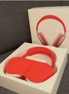 P9 P9 Bluetooth & Wireless Over-Ear & Headphone with Mic Silicone Storage Bag, Portable Travel Anti-Scratch Carrying Case Compatible Max Anti-Dust Protective Cover (Red) Good Quality with 1year warranty.  - Image 1