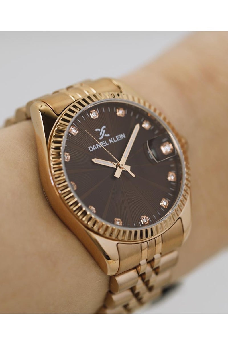 دانيل كلاين ساعة يد من ستانلس ستيل بعقارب DK.1.13098-5 - Image 4