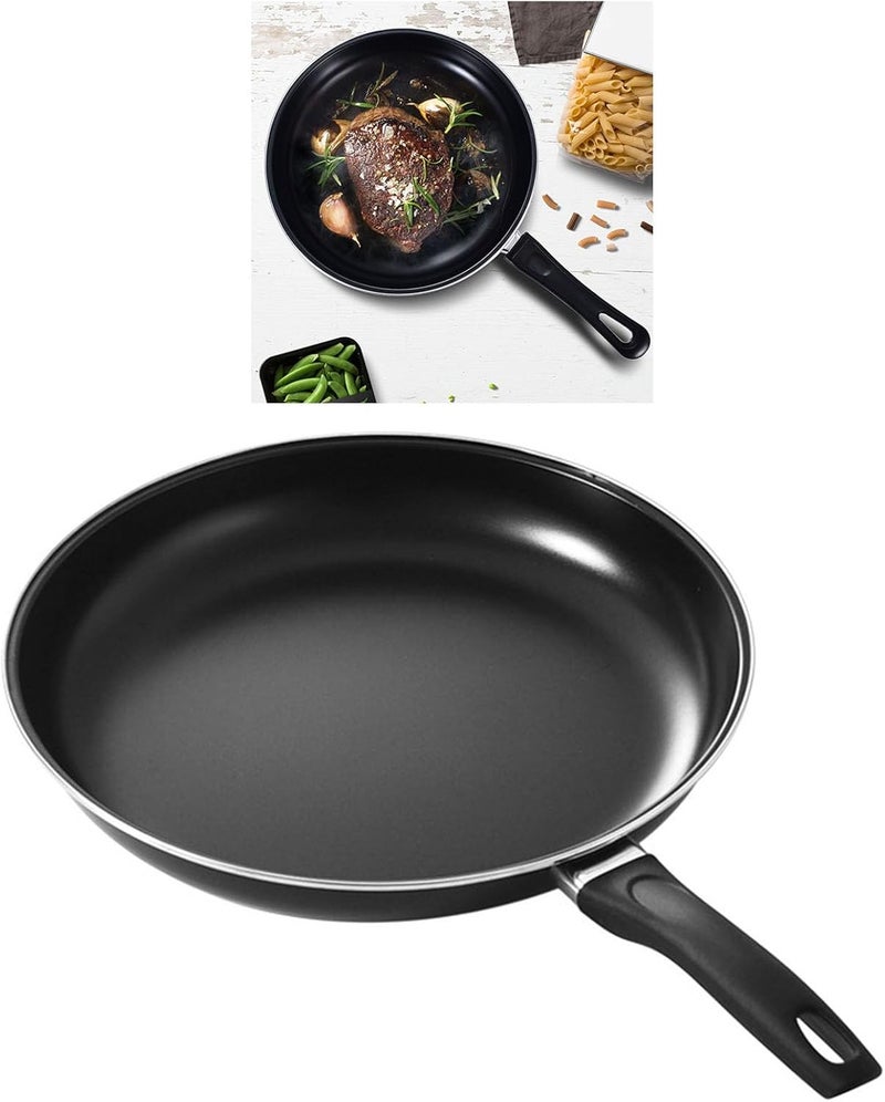 HEEPDD Metal Frying Pan, Nonstick Round Flat Bottom Cookware for Induction Cooking and Home Kitchen Use Kitchen Tools (30cm) - Image 5