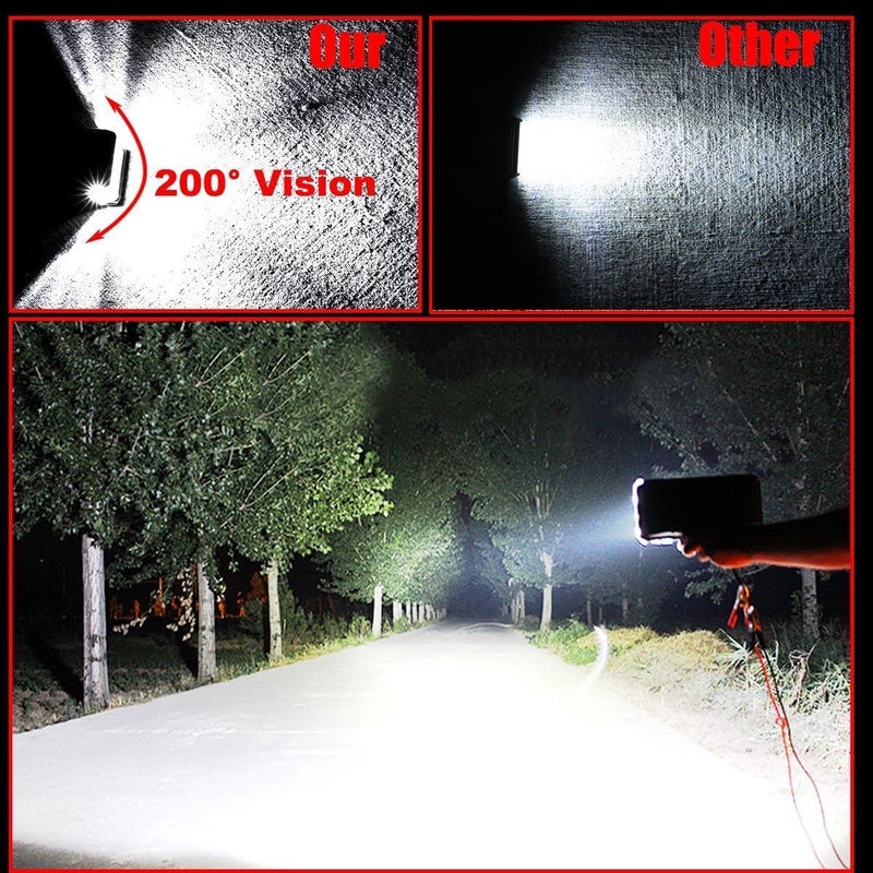 Muto-Beam Moso LED LED Pods, 5 inch Dually Sided Side Shooter Quad Row LED Fog Lights LED Spot Flood Combo Light Bar Waterproof Off Road Light LED Work Light for Truck UTV ATVs SUV Boat, 3 Years Warranty - Image 5