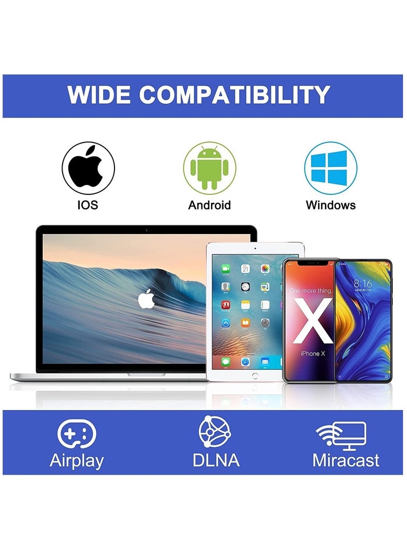 KASTWAVE HDMI Wireless Display Adapter - WiFi 1080P Mobile Screen Mirroring Receiver Dongle to TV/Projector Receiver Support Windows Android Mac iOS  - Image 4