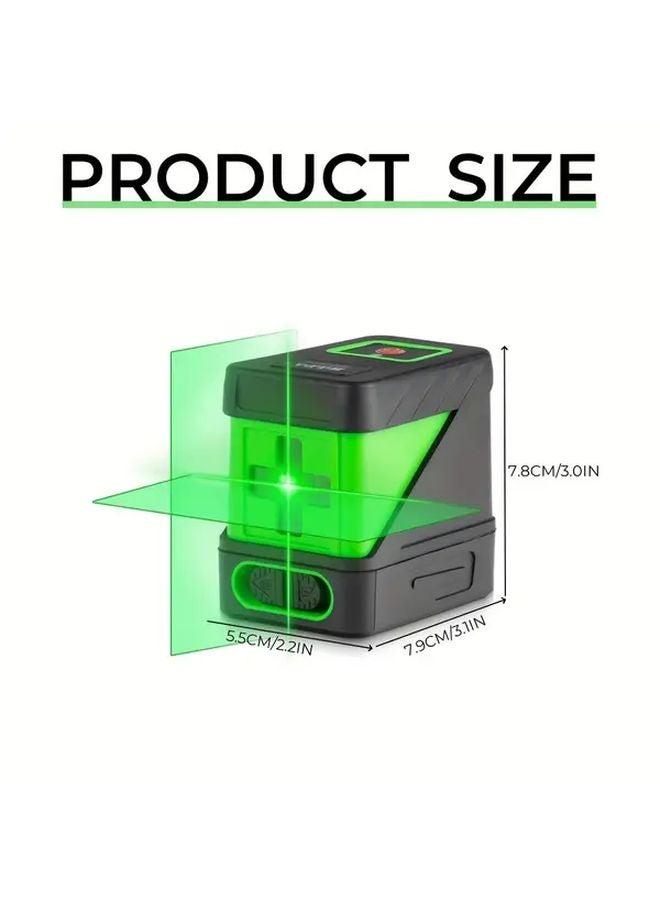 Orange Pro 2 Line Self Leveling Laser Level Horizontal Vertical Green Beam With Bag - Image 3