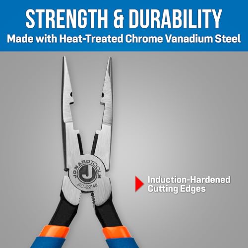 Jonard Tools Jonard JIC-22148 Combo Crimper Long Nose Plier, Assorted color, 6-7/8" Length - Image 4