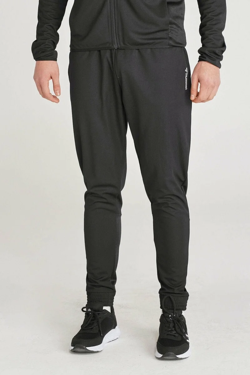 Hummel Helidor Men's Rubber Ankle Sweatpants Black 931506-2001 Xl - Black