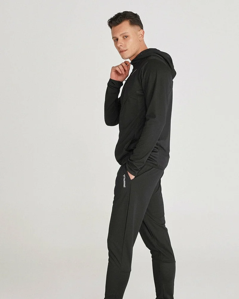 Hummel Helidor Men's Rubber Ankle Sweatpants Black 931506-2001 Xl - Black