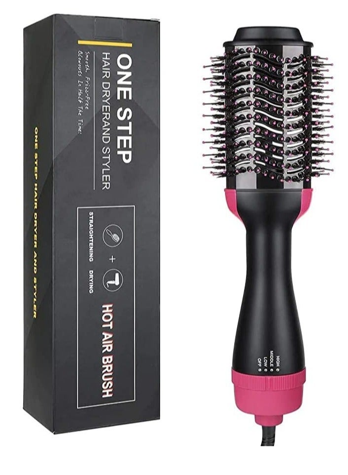 One-Step Hair Dryer And Volumizer with Hot Air Brush Dry & Wet Dual-use Frizz-free High Middle Low Three Modes One Step Hair Dryerand Styler - Image 1
