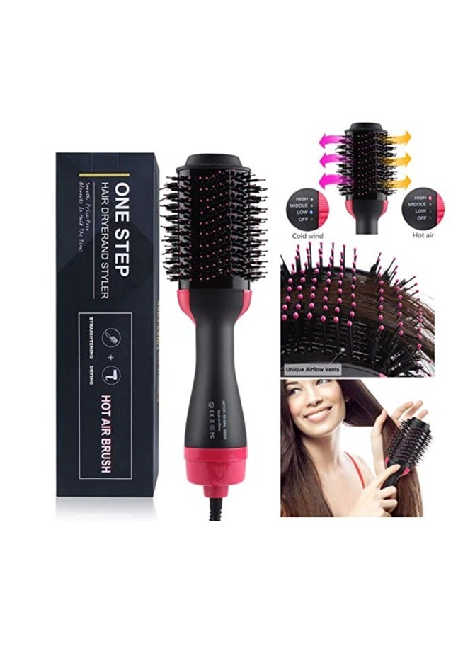 One-Step Hair Dryer And Volumizer with Hot Air Brush Dry & Wet Dual-use Frizz-free High Middle Low Three Modes One Step Hair Dryerand Styler - Image 2