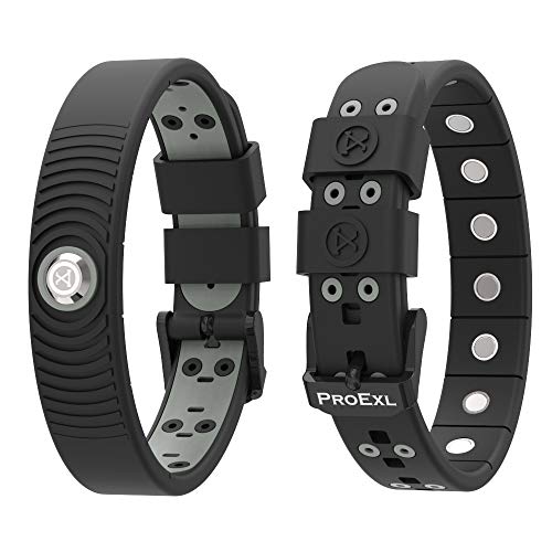 PROEXL® 18 MAX Sports Magnetic Bracelet - Waterproof - Breathable Strap - Super Strength - (Black Gray) - Image 2