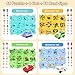 YOOYID Puzzle Racer Kids Car Track Set Kids Toys Boys 35 Toys for 3 4 5 6 Year Old Boys Toys for Ages 34 Montessori Toys for 3 Year Old Fat Brain Toys100Pcs 4 Themes - Image 4