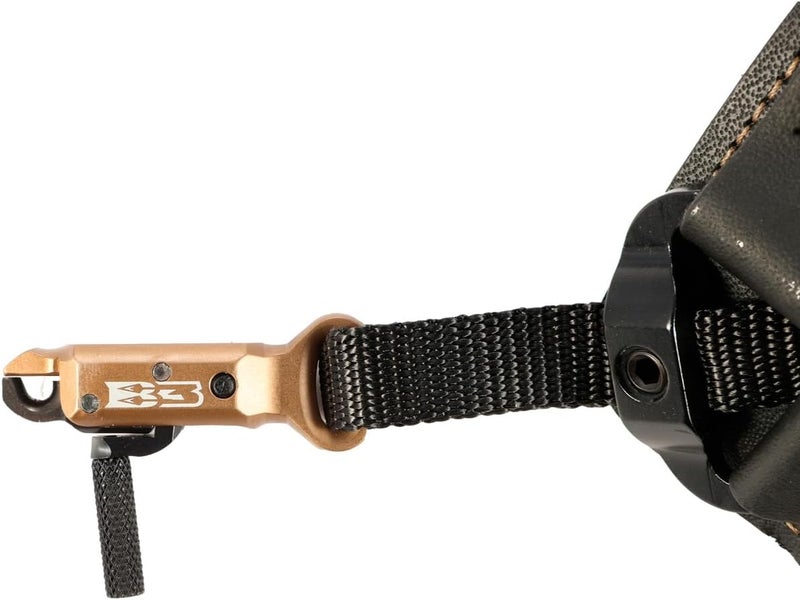 B3 Archery King Single-Caliper Wrist Strap Archery Compound Bow Arrow Release Aid Trigger w/Adjustable Travel, Roller-Sear Blackened Stainless Steel Jaw, Standard Wrist Strap - Image 5