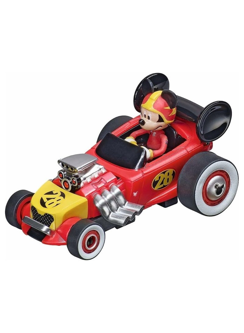 كاريرا مجموعة مضمار السباق الممتعة من كاريرا ميكي | مسار سباق 2.4 متر مع وحدات تحكم | لعبة مثيرة للأطفال والعائلات | لعبة سباق ممتعة تحت عنوان ميكي ماوس - Image 3