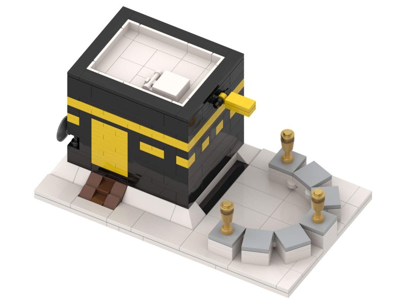 Islam Bricks Kaaba Islamic Toy Building Blocks Set Included Guide of 64 Steps Durable Quality Brain Booster Maze Puzzle Islamic Educational DIY Building Kit Ideal for Boys Girls Preschool (325 Pieces) - Image 2
