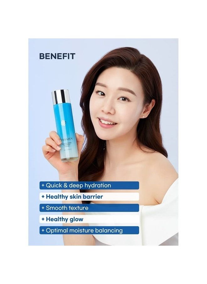 Terrazen - Aqua Recharge Treatment Essence, 5.07 fl.oz.(150ml), Boosting Treatment Essence for Dry and Dehydrated Skin with Biotics, 7-Hyaluronic Acid, Vitamin B5, Hydrating, Softening, Balancing - Image 1
