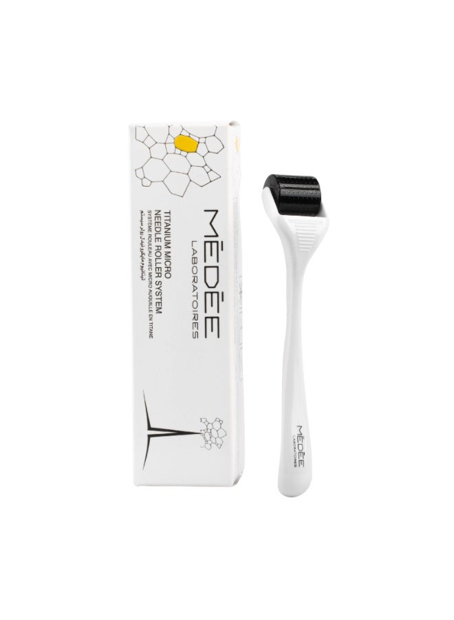 ميدي ديرمارولر تيتانيوم 0.5 ملم – أداة مهنية للمايكرونيدلينغ لتحفيز إنتاج الكولاجين، مكافحة التجاعيد، وتجديد وتفتيح البشرة – للعناية بالوجه والجسم - Image 2