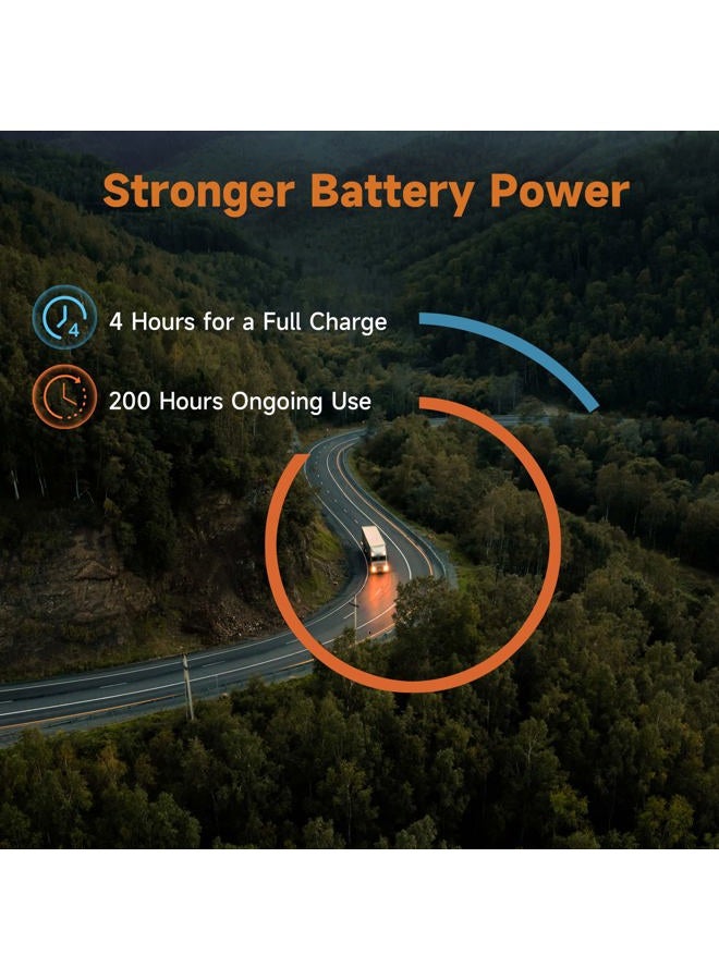 GUTA Trailer Tire Pressure Monitoring System, RV TPMS with 12 Sensors, 6 Alert Modes, Signal Booster, Power Saving Display, Long Sensing Distance, for 3 Trailers (T1/T2/T3), for Camper, Motor Homes - Image 4