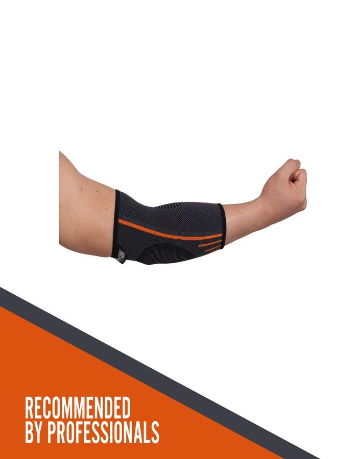 PRIVFIT® 3D Kitted Elbow Hyper-Protective Compression Sport Workout Injury Recovery Pain Relief Elbow Sleeve - 1 PAIR (Small) - Image 3