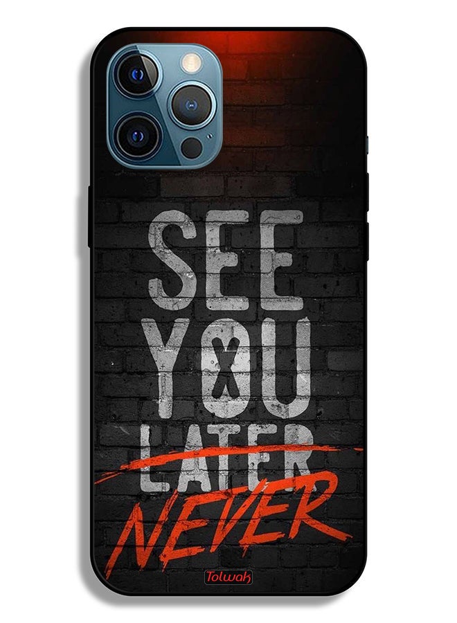 Tolwak Apple iPhone 12 Pro Max Protective Case See You Never - Image 2