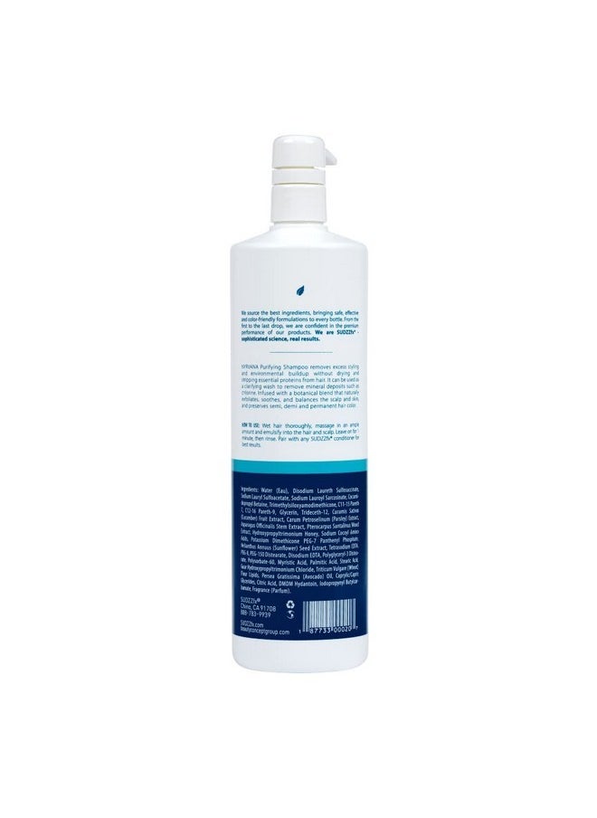 سودزاف اكس شامبو SUDZZFX Nyrvana Purifying - شامبو لعلاج تساقط الشعر للرجال والنساء - يحمي وينعش وينطلق - شامبو للعناية بالشعر المصبوغ - شامبو خالٍ من الكبريتات، بحجم مناسب للسفر، 33.8 أونصة سائلة  - Image 2