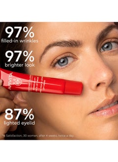 Apivita Beevine Elixir Wrinkle Lift Eye & Lip Cream Advanced Line Reduction & Collegan Boost With Polyphenols Marine Biotech Active & Goji Berry 0.51 Oz  - Image 4