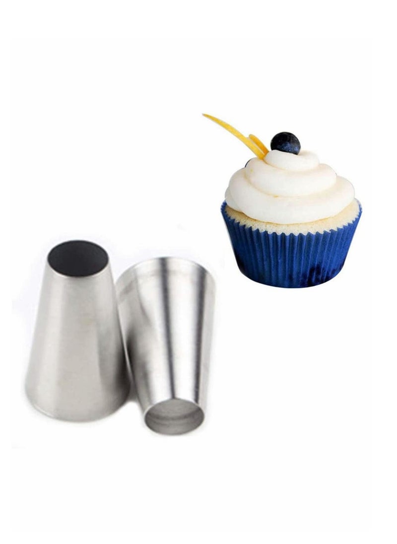 SYOSI - Large Cake Decorating Tools 5 Pack Cake Piping Nozzles Tips Kit DIY Icing Nozzle Tool for Cupcakes - Image 1