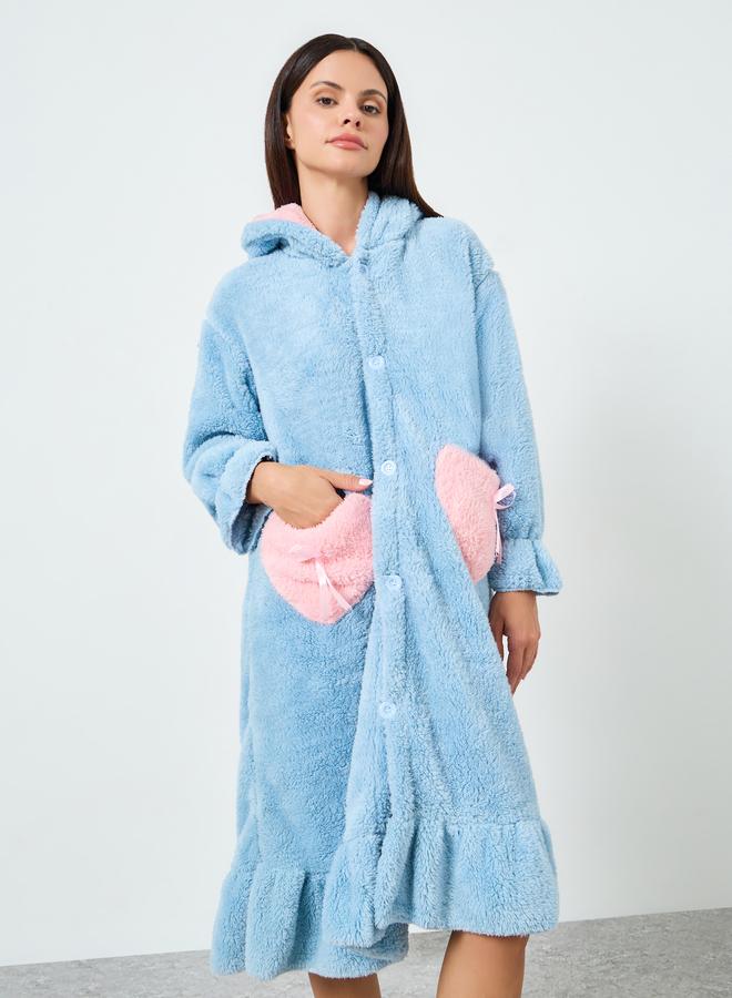 ستايلي روب فليس بشكل أرنب - Image 3