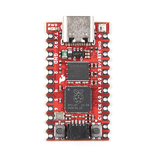 SparkFun Pro Micro - RP2040 - Dual Cortex M0+ Processors - 30 programmable IO for Extended Peripheral Support - Timer with 4 Alarms - MicroPython - C/C++ - USB-C Connector for Programming - Image 2