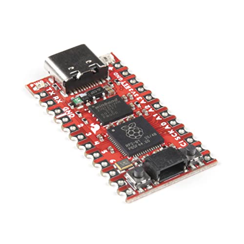 SparkFun Pro Micro - RP2040 - Dual Cortex M0+ Processors - 30 programmable IO for Extended Peripheral Support - Timer with 4 Alarms - MicroPython - C/C++ - USB-C Connector for Programming - Image 1