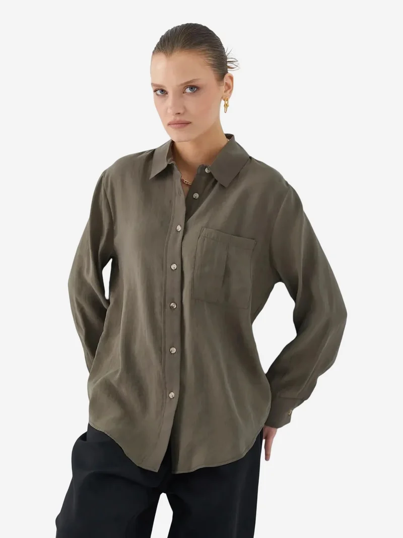 ميكسراي Mixray Relaxed Fit Shirt with Pocket
