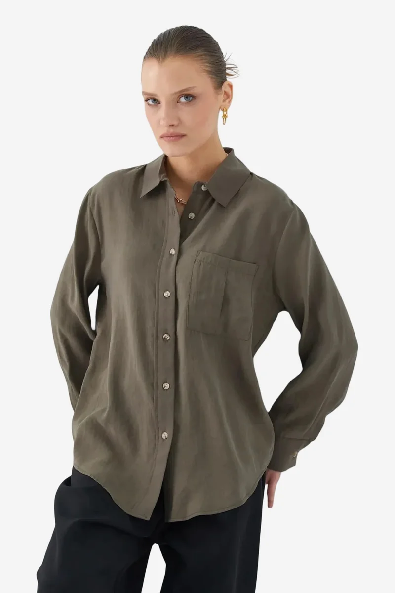ميكسراي Mixray Relaxed Fit Shirt with Pocket