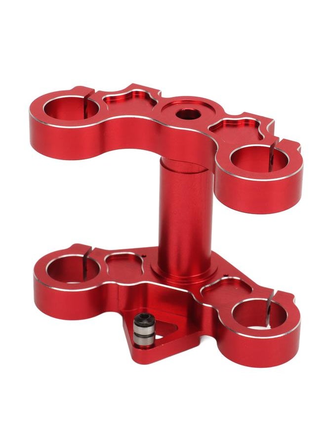 Thoraya 1/4 Electric Motorcycle Triple Tree Clamp Front Shock Absorber Aluminum Triple Clamp Set for Losi Promoto MX Red  - Image 3