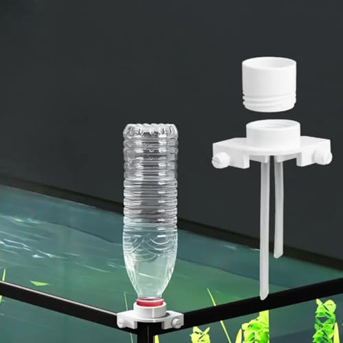 VAYINATO® Aquarium Fish Tank Water Repleniser Auto Top Off Cap Corner Type | Can Be Used with Any Bottle | Fit for Open Rimless Tank Thickness Upto 10MM | Automatic Water Refiller by Petzlifeworld - Image 1
