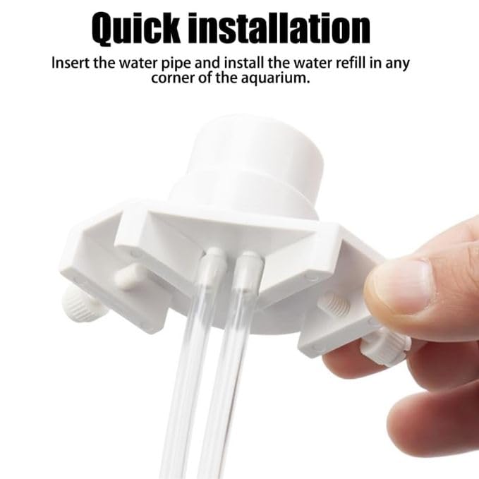 VAYINATO® Aquarium Fish Tank Water Repleniser Auto Top Off Cap Corner Type | Can Be Used with Any Bottle | Fit for Open Rimless Tank Thickness Upto 10MM | Automatic Water Refiller by Petzlifeworld - Image 2