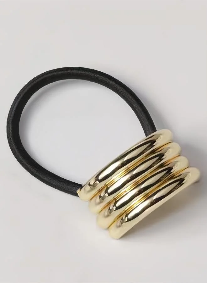 تايك تو Gold Tone Hair Tie
