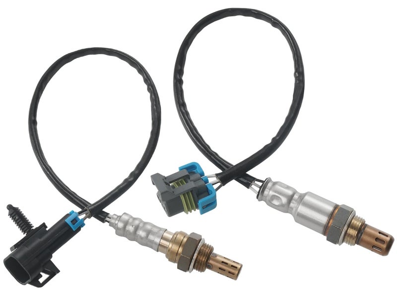 BELKEBIR Set of 2 Oxygen Sensor Upstream Downstream O2 Sensor Compatible with Chevy Malibu Equinox Captiva Sport, GMC Terrain, Pontiac Solstice G6, Saturn Aura Vue Sky L4 2.4L Replace 234-4242, 250-24704 - Image 1