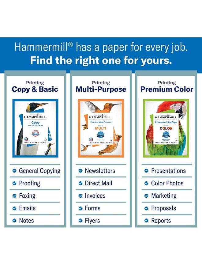 Hammermill Colored Paper 20 Lb Canary Printer Paper 3 Hole 1 Ream (500 Sheets) Made In The Usa Pastel Paper 102921R  - Image 4