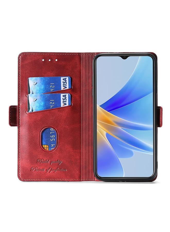 S-TOP Case For OnePlus 11 Contrast Color Side Buckle Leather Phone Case - Image 5