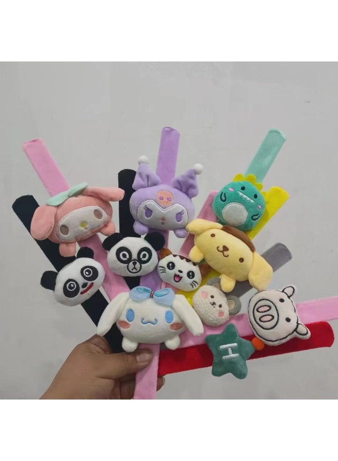 Cute Cartoon Plush Pop Circle Creative Children's Year Small Gifts Kindergarten Students Small Gifts To Push Activities-Specifications:Pop-Pop Loop Melody  - Image 2