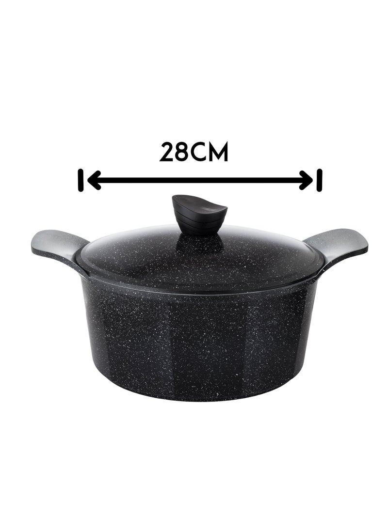 LAHOYA - 12-piece cookware set made of high-quality granite with Korean materials and specifications and Saudi industry - Image 1