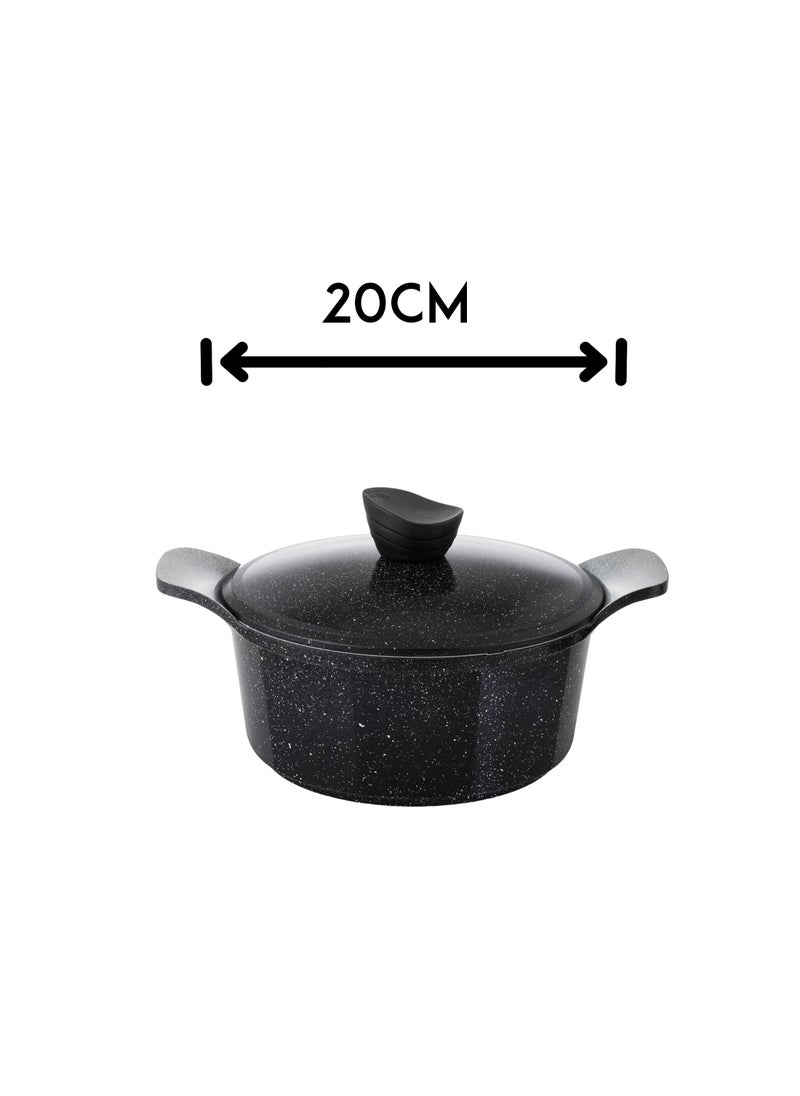 LAHOYA - 12-piece cookware set made of high-quality granite with Korean materials and specifications and Saudi industry - Image 1