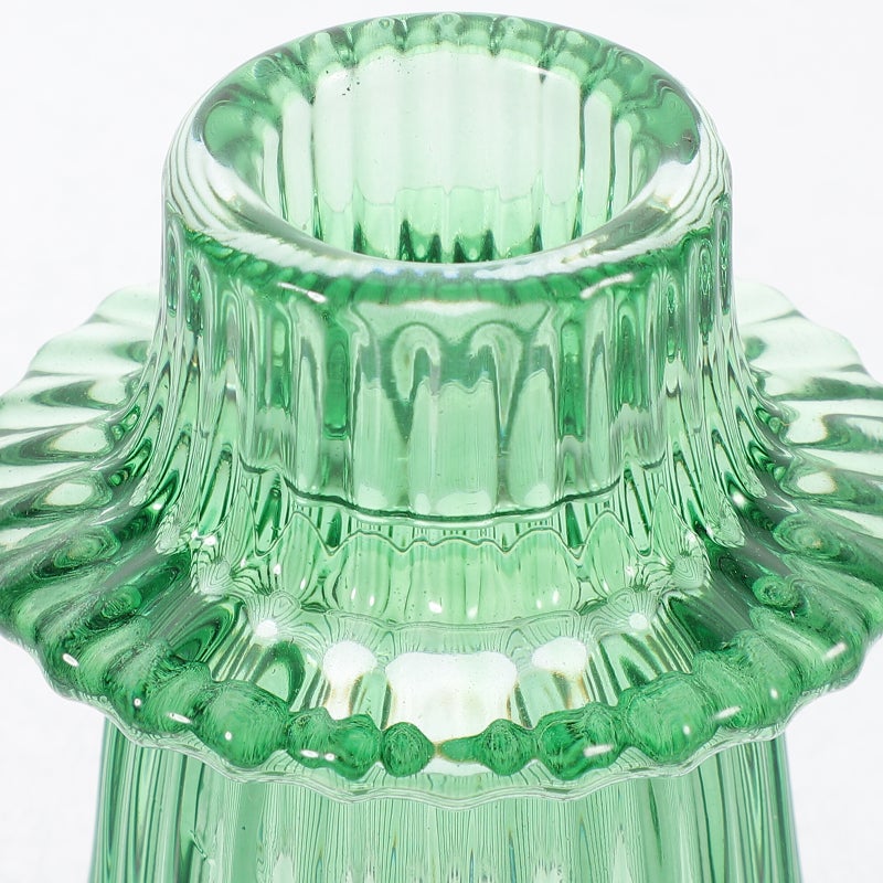 6pcs Glass Candle Holder Vintage Candlestick Holders Decor Party Candle Stick Holders - Image 5