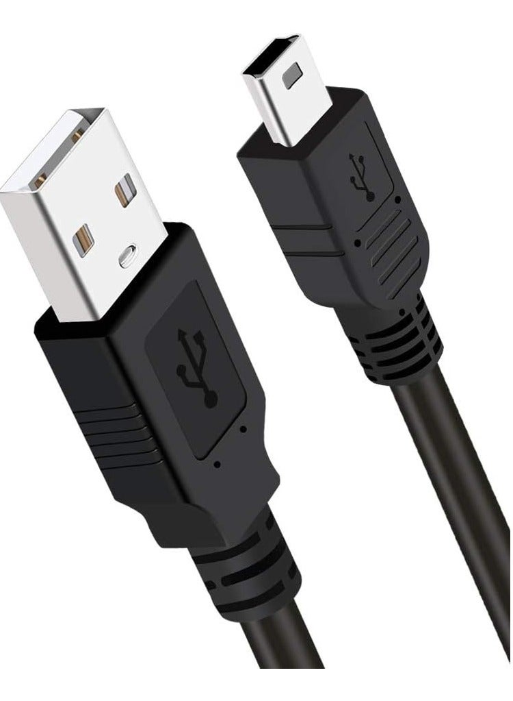 يوكا كابل شاحن PS3 بطول 0.8 متر سلك USB صغير لشحن يد تحكم DualShock 3 وSIXAXIS متوافق مع PS3 Slim وPS3 Move مناسب للاستخدام اليومي والهدايا والاستخدام المنزلي - Image 1