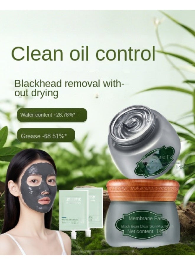 black Bean Cleansing Mask For Hydration, Moisturizing, Pore Minimizing, And Improving Acne & Clogged Pores - Image 2