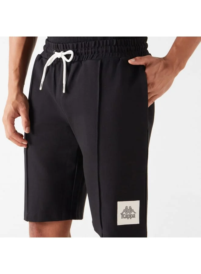 Kappa Kappa Logo Detail Shorts with Elasticated Waistband and Pockets