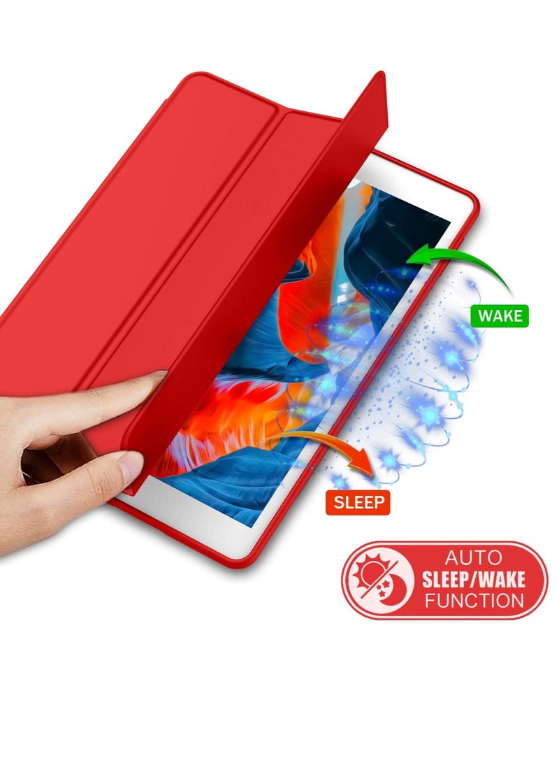 MIGOFAST iPad 9th Generation Case 2021 iPad 8th Generation Case 2020 10.2 Inch with Pencil Holder iPad 7th Gen 2019 Case with Soft Baby Skin Silicone Back Auto Wake Sleep Cover - Image 2